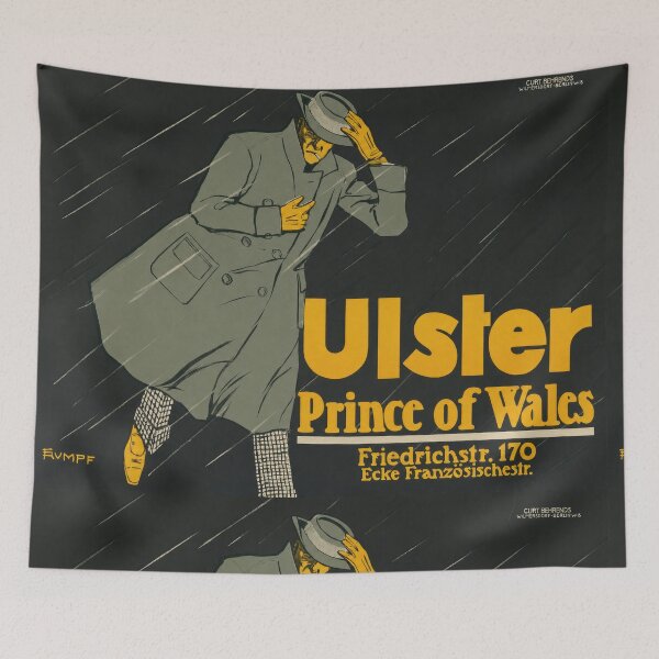 Item preview, Ulster Coat Advertisement Berlin Rumpf designed and sold by artofuniverse.