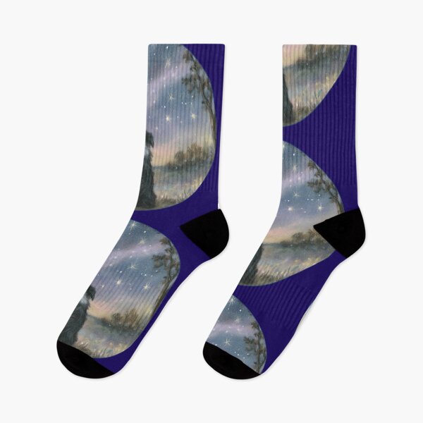 Item preview, Border Collie Dog gazes at Starry Sky designed and sold by SusanAlisonArt.