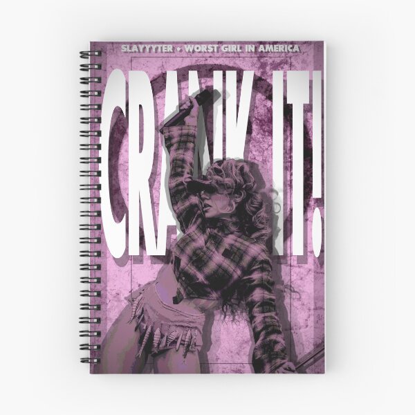 Item preview, slayyyter wor$t girl in america - CRANK IT poster design designed and sold by rag_dti.