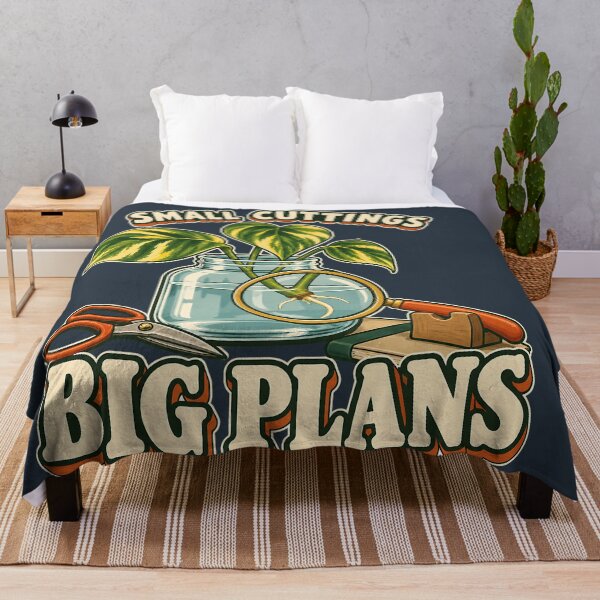 Item preview, Small Cuttings Big Plans Plant Propagation Retro designed and sold by MythicCotton.
