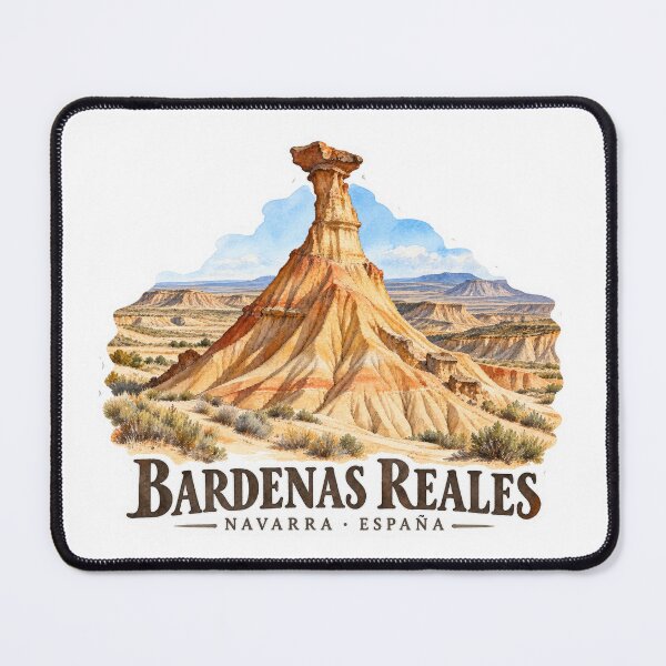Item preview, Bardenas Reales – The Lost Kingdom of Navarra's Desert designed and sold by CosmicAnomaly.