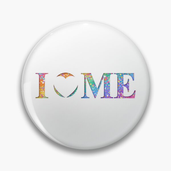 Item preview, I LOVE ME RAINBOW CONFETTI HEARTS SELF LOVE designed and sold by I LOVE ME.