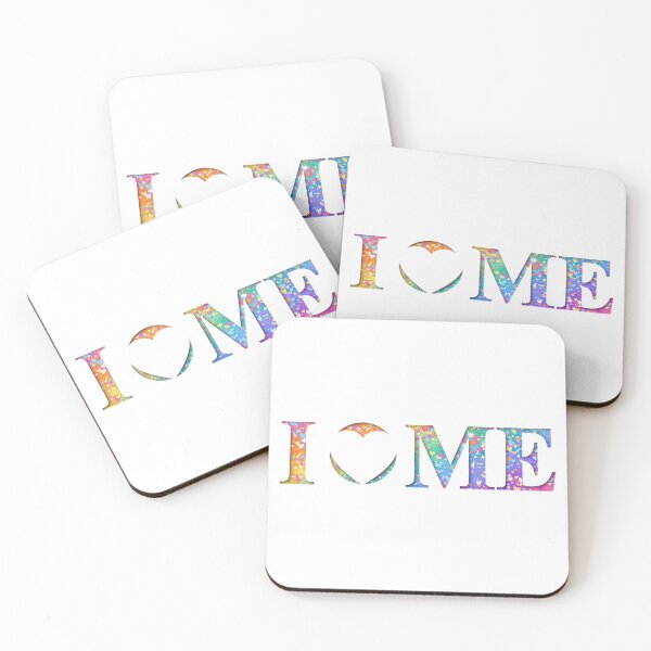 Item preview, I LOVE ME RAINBOW CONFETTI HEARTS SELF LOVE designed and sold by I LOVE ME.