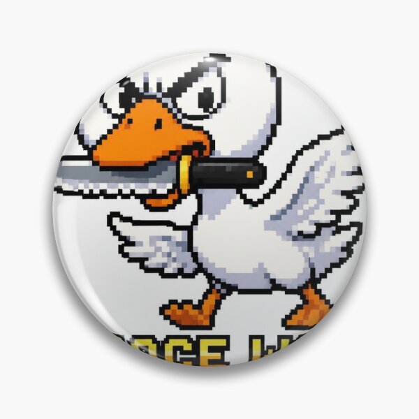Item preview, Peace Was Never An Option Funny Retro Pixel Goose designed and sold by blairvina9028.
