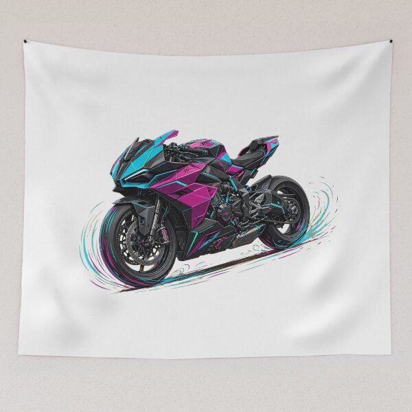 Item preview, Neon Street Machine Motorcycle designed and sold by Stylestickers55.