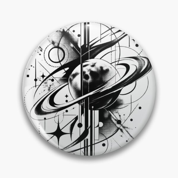 Item preview, Celestial Orbit Geometric Planet Space Art designed and sold by Prime_1.