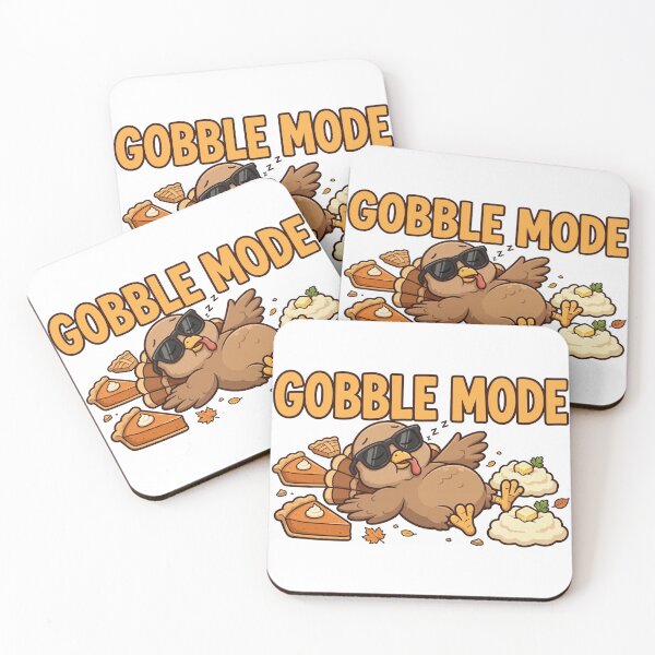 Item preview, Gobble Mode Funny Thanksgiving Shirt - Turkey Food Coma Tee designed and sold by Gurrteg.
