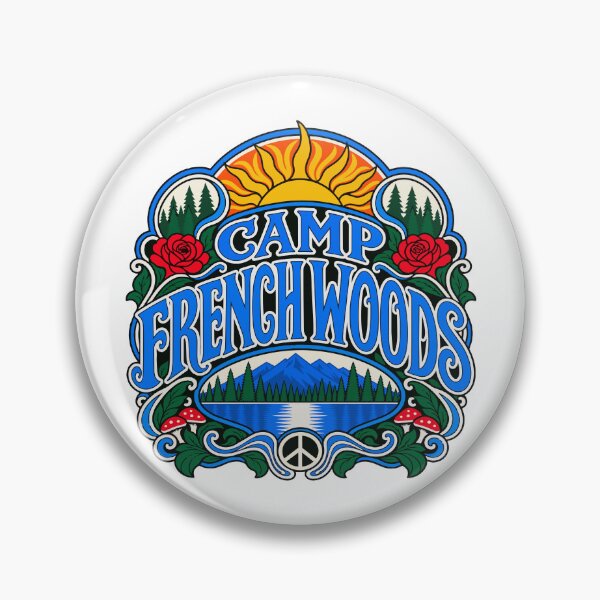 Aperçu de l'œuvre CAMP FRENCH WOODS RÉTRO créée et vendue par KUSTOM CAMP CREATIVES.
