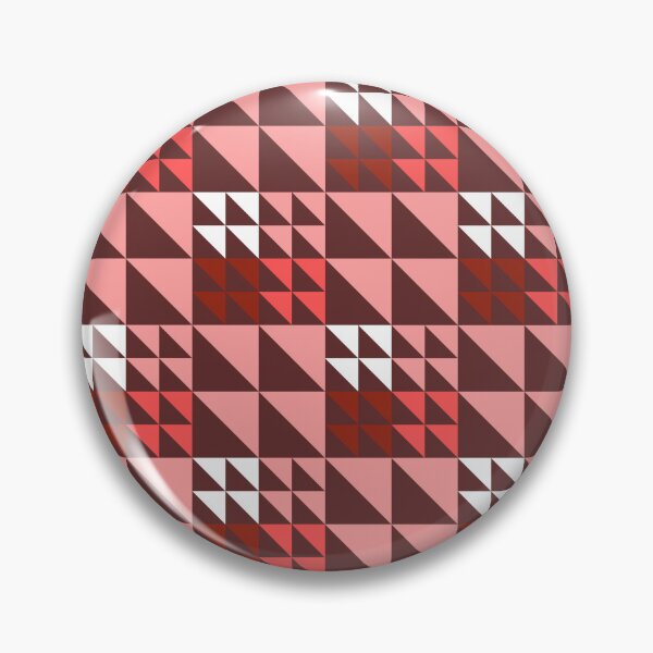 Item preview, Pink and Burgundy Geometric Triangle Pattern designed and sold by PatternXOXO.