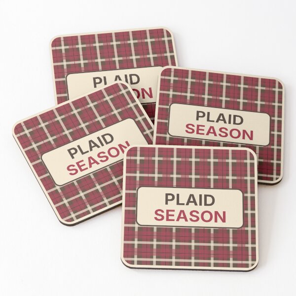 Item preview, Plaid Season Cherry Red and Mocha Flannel Design designed and sold by Lazarescu.