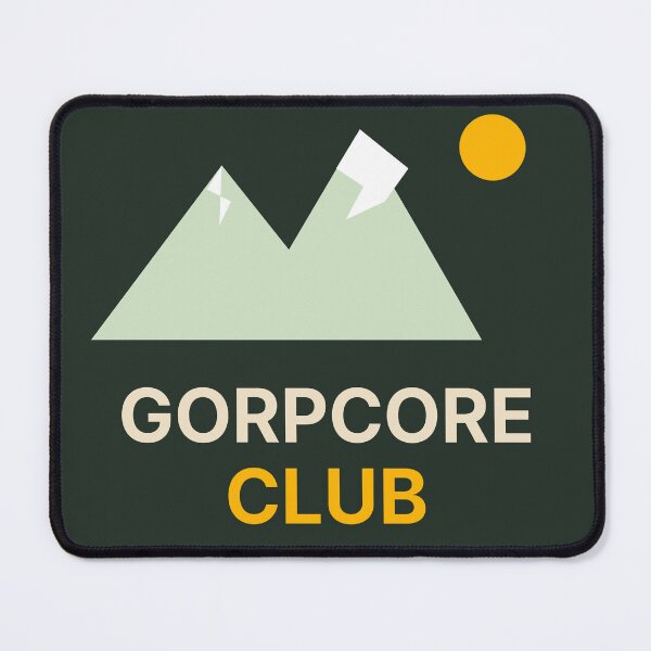 Item preview, Gorpcore Club Trail Ready Mountain Badge designed and sold by Lazarescu.