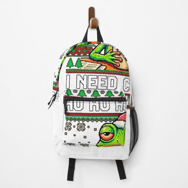 Item preview, Ho Ho Hold On I Need Coffee Funny Frog Santa Ugly Christmas Sweater designed and sold by VladaWhat.