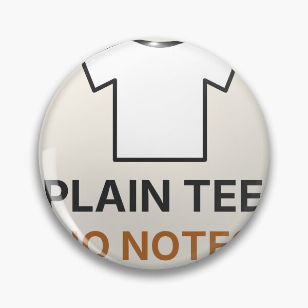 Item preview, Plain Tee No Notes Minimalist Basics Fashion Quote designed and sold by Lazarescu.