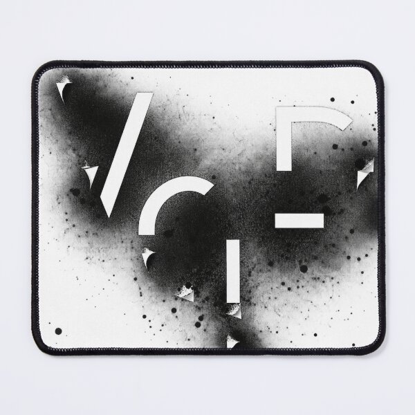Item preview, Monochrome Chaos – Abstract Black and White Grunge Art designed and sold by rigelcreation.