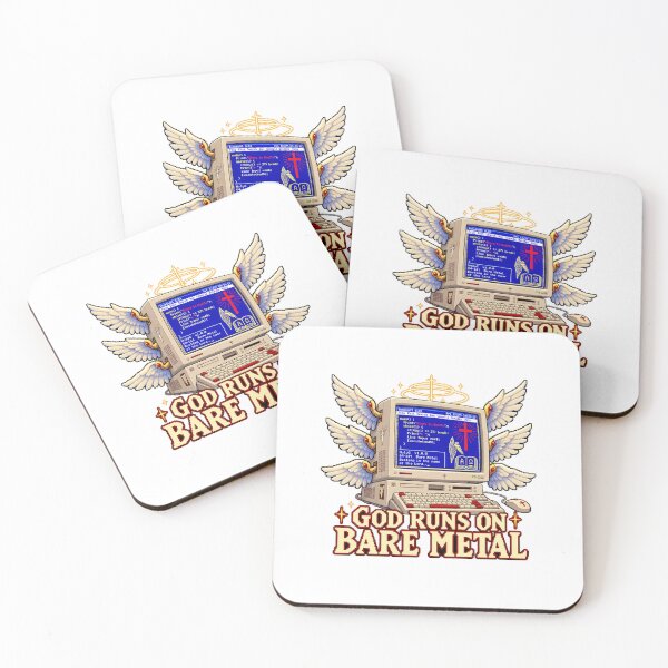 Item preview, god runs on bare metal designed and sold by internet funeral.