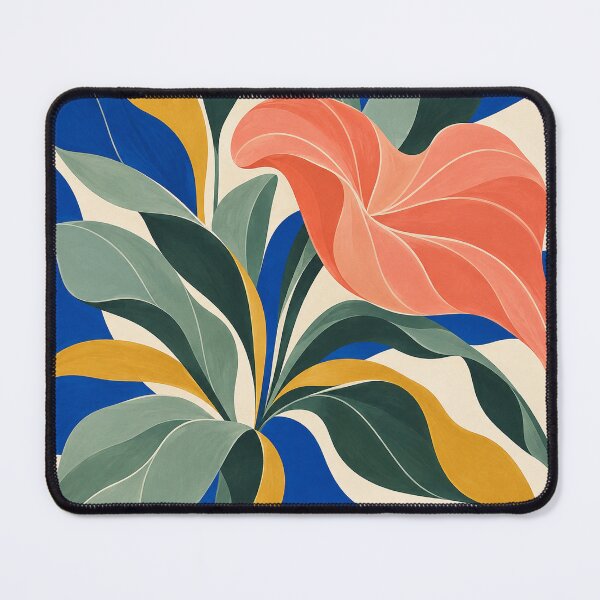 Item preview, Abstract Botanical Flower – Bold Colorful Modern Art designed and sold by astersgraphics.