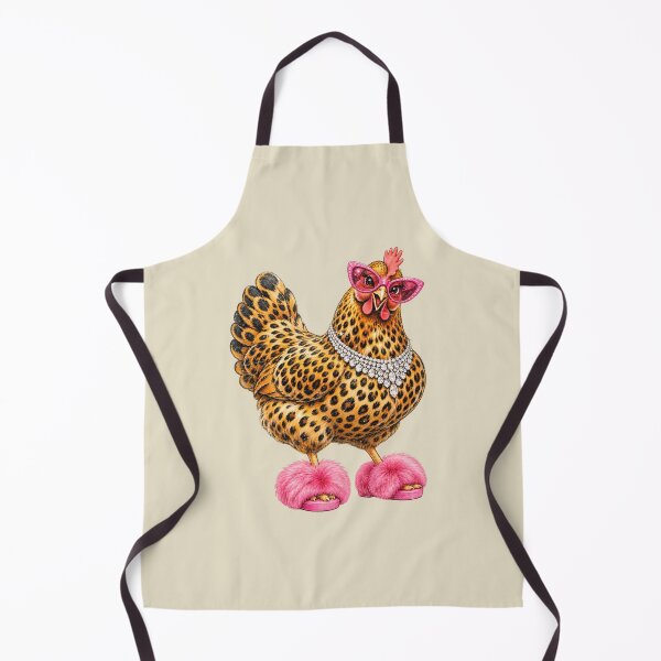Item preview, Glamorous Hen in Pink Sunglasses and Leopard Print designed and sold by AwesomeBeyondLimits.