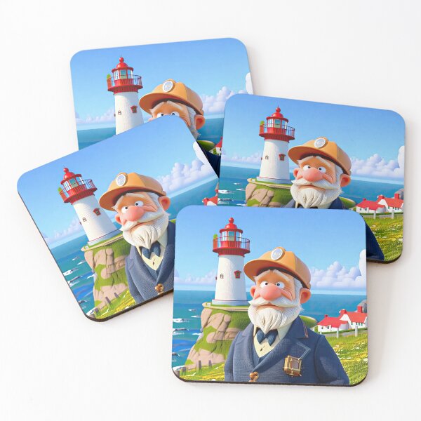 Item preview, Old Fart as a Lighthouse Keeper designed and sold by Colin Bentham.