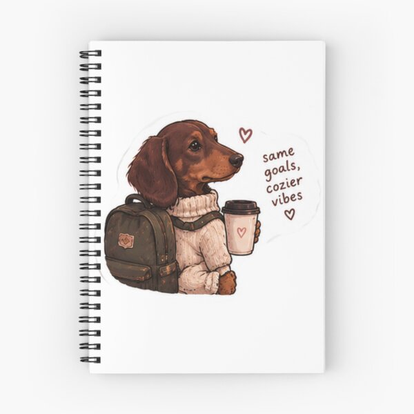 Item preview, Daschund same goals, cozier vibes  designed and sold by anacdg.