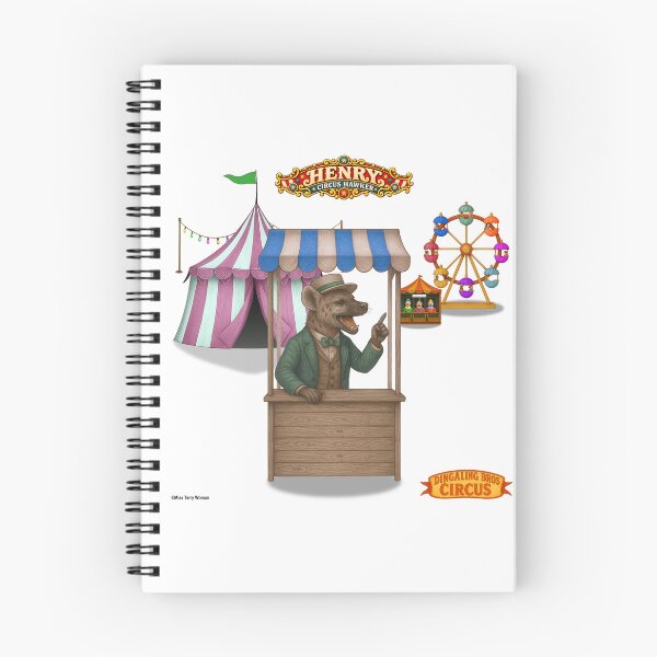 Item preview, Henry Hyena, Hawker: Vintage Circus Animal Parody designed and sold by MissTerryWoman.