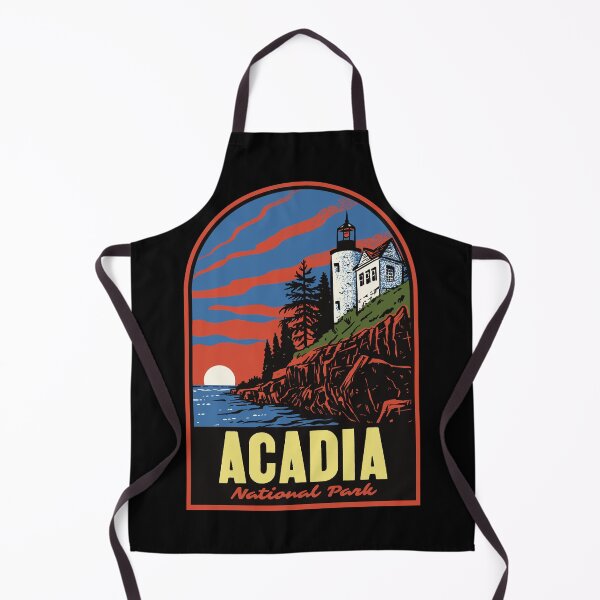 Artikelvorschau, Retro Acadia Nationalpark Leuchtturm Bass Harbor Maine entworfen und verkauft von HalpinDesign.