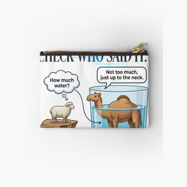 Item preview, Before You Believe It Check Who Said It - Funny Perspective Quote designed and sold by Nashatyoussef.