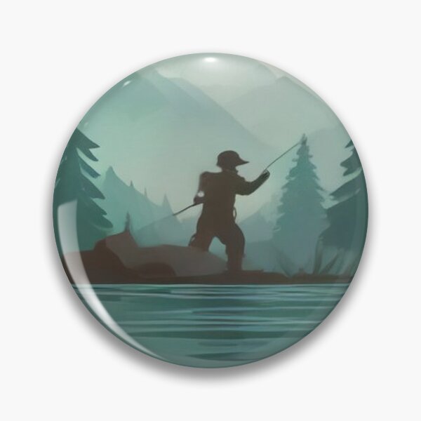 Item preview, Line Of The Day Fishing Scene designed and sold by SillentDesign.