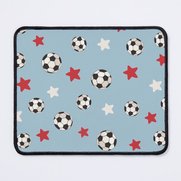 Item preview, Soccer Balls and Stars Christmas Pattern designed and sold by OneLook.