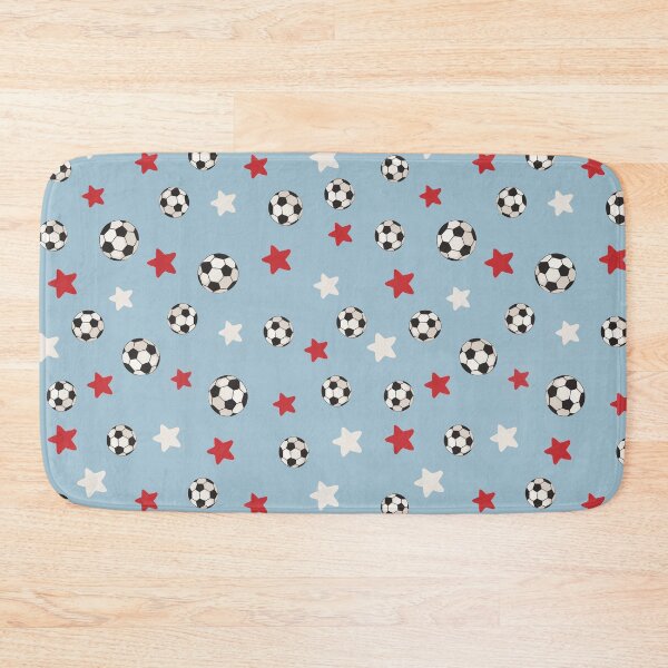 Item preview, Soccer Balls and Stars Christmas Pattern designed and sold by OneLook.