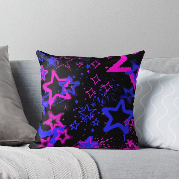 Item preview, Neon Scenecore Star Pattern designed and sold by Side By Side Studio.
