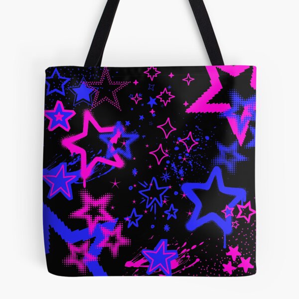 Item preview, Neon Scenecore Star Pattern designed and sold by Side By Side Studio.