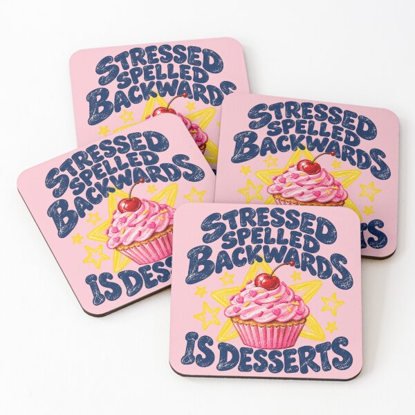 Item preview, Stressed Spelled Backwards Is Desserts designed and sold by Furflix.