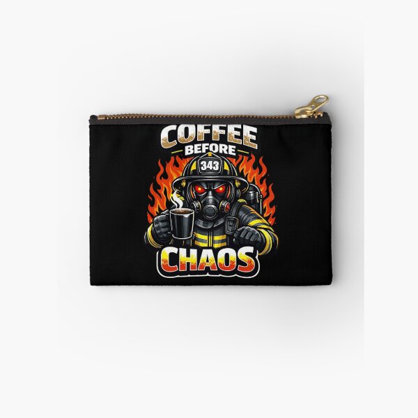 Item preview, COFFEE BEFORE CHAOS | Firefighter Humor Design designed and sold by Timeless Junction.