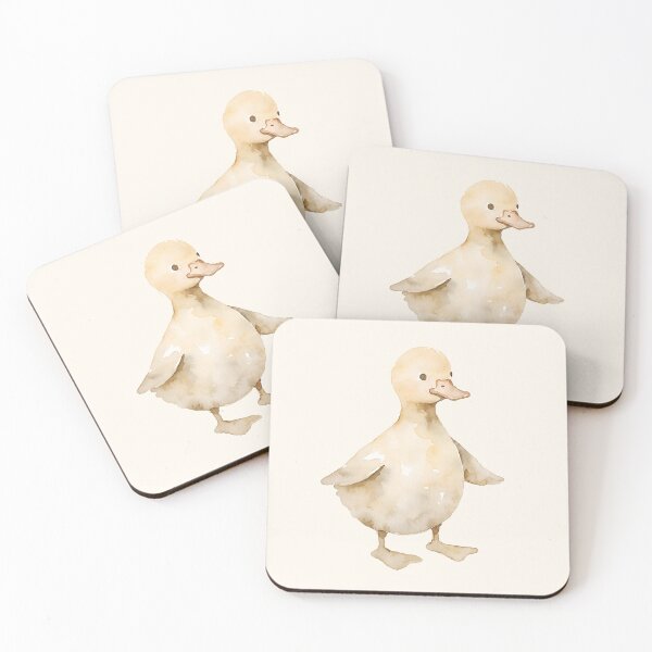 Item preview, Watercolor Baby Duck Illustration designed and sold by joymikim.
