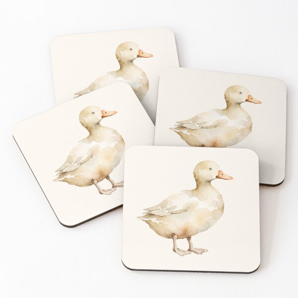 Item preview, Watercolor Standing Duck Illustration designed and sold by joymikim.