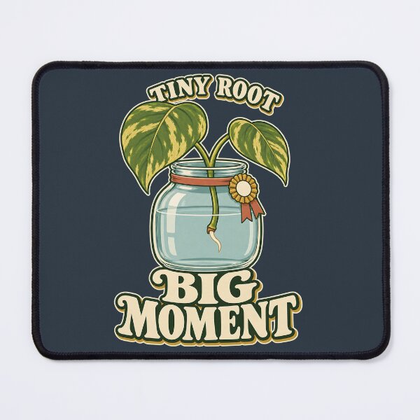 Item preview, Tiny Root Big Moment Plant Propagation Retro designed and sold by MythicCotton.