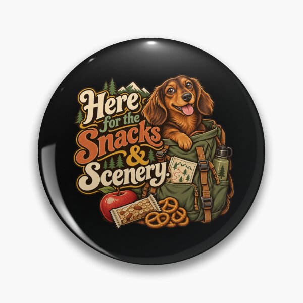 Item preview, Dachshund Trail Snack Supervisor – Here for the Snacks & Scenery designed and sold by DesignsDominus.
