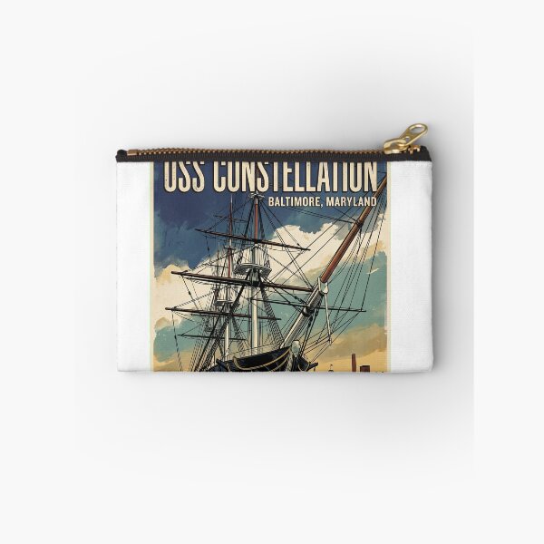 Item preview, USS Constellation Baltimore Historic Warship Poster designed and sold by Bad-Decisions-Designs.