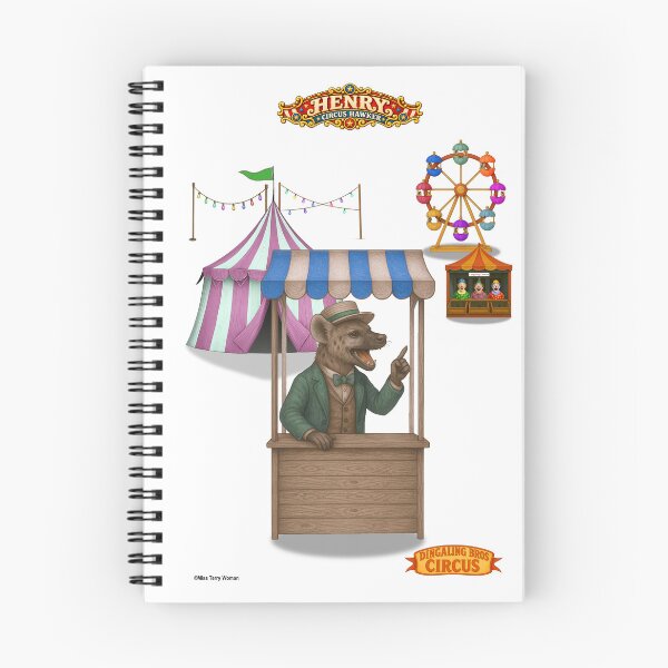 Item preview, Henry Hyena, Hawker: Vintage Circus Animal Parody designed and sold by MissTerryWoman.
