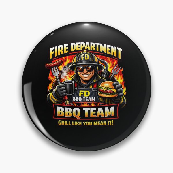 Item preview, FIRE DEPARTMENT BBQ TEAM | Grill Like You Mean It designed and sold by Timeless Junction.