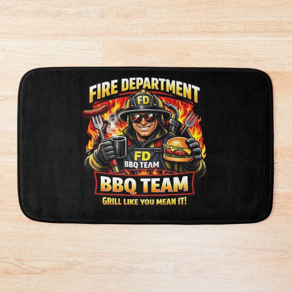 Item preview, FIRE DEPARTMENT BBQ TEAM | Grill Like You Mean It designed and sold by Timeless Junction.
