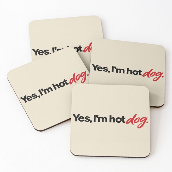 Item preview, Yes, I'm Hot Dog Funny Pun Shirt designed and sold by Furflix.