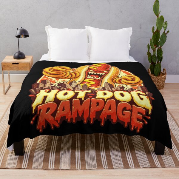 Item preview, Hot Dog Rampage Fast Food Monster Foodie designed and sold by FolkGraphics.