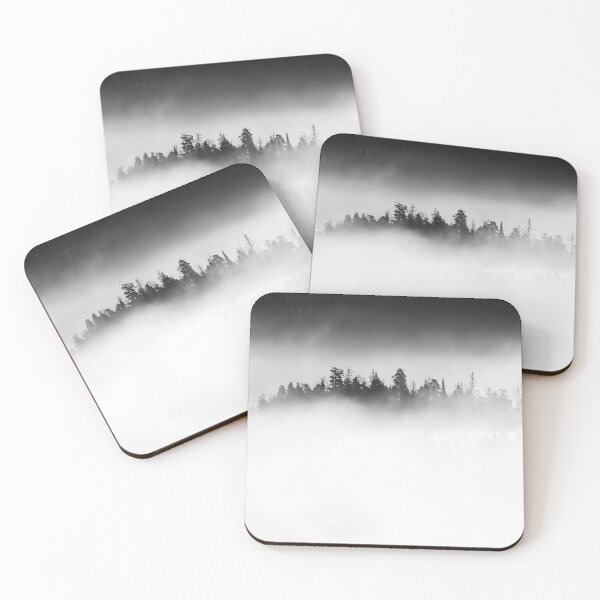 Item preview, In the clouds low. Early Morning at Pahkanakallio 16 bw designed and sold by Jouko Lehto Photography.