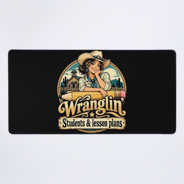 Item preview, Wranglin Students & Lesson Plans Western Teacher Educator designed and sold by FolkGraphics.