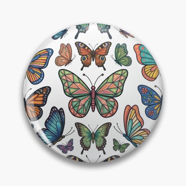 Item preview, Vintage Colorful Butterfly Collection designed and sold by ThePrintArt.
