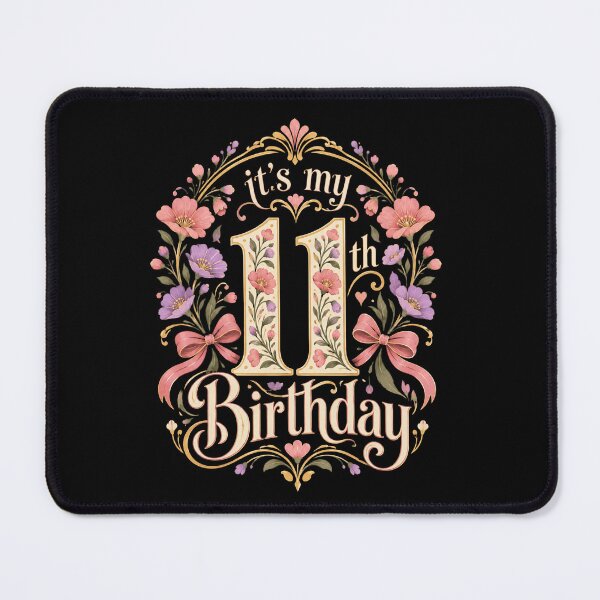 Item preview, It's My 11th Birthday Eleven Years Old Milestone Celebration Gift designed and sold by FolkGraphics.
