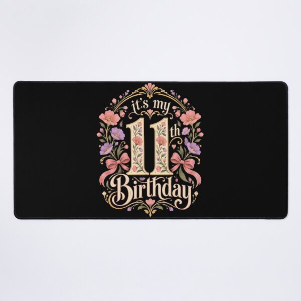 Item preview, It's My 11th Birthday Eleven Years Old Milestone Celebration Gift designed and sold by FolkGraphics.