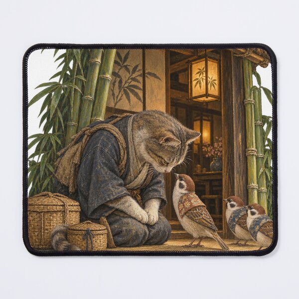 Item preview, The Tongue-Cut Sparrow's Welcome at the Inn designed and sold by Ocelot-T.
