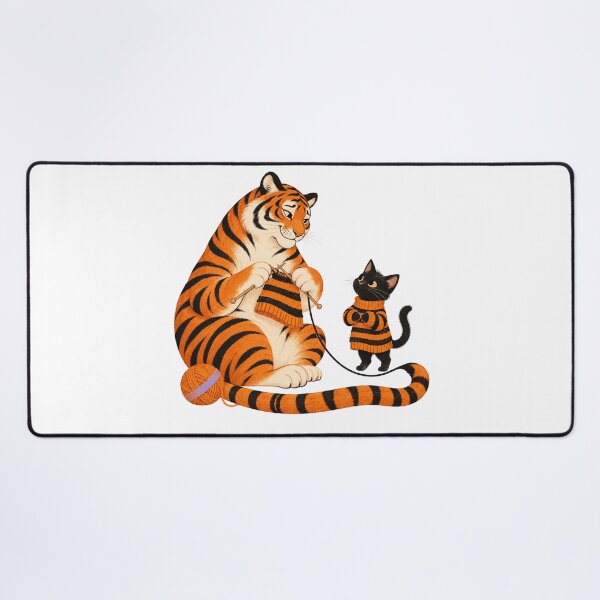Item preview, Tiger Knitting Stripes for a Kitten designed and sold by LuxChu.